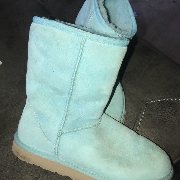 UGG Shoes Baby Blue Ugg Boots Size 8 Poshmark